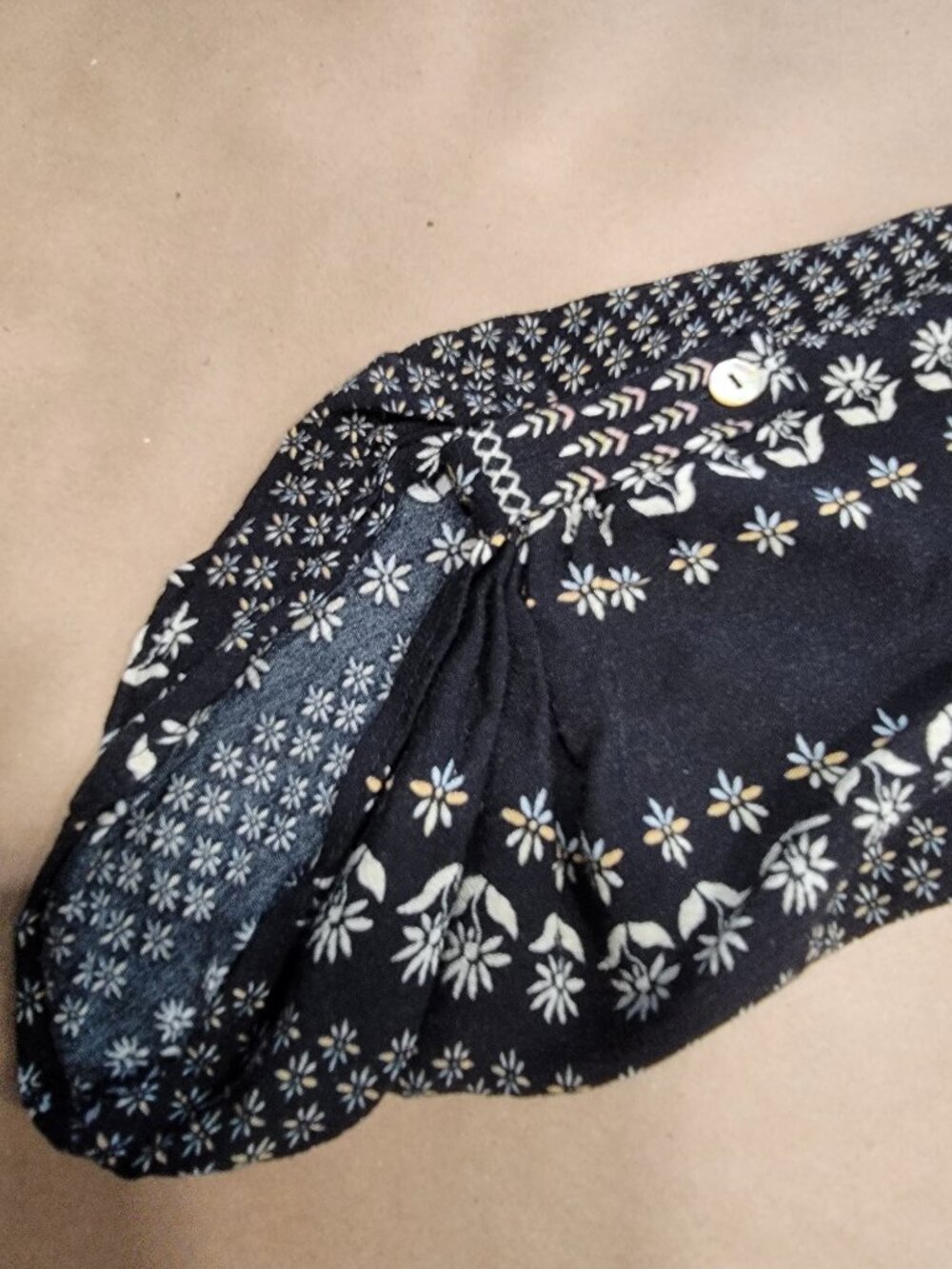 Zac & Rachel Size XL Black & White Bohemian Style / Peasant Blouse - Picture 16 of 16